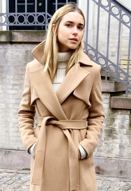 Manteau camel