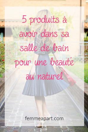 Produits beauté au naturel