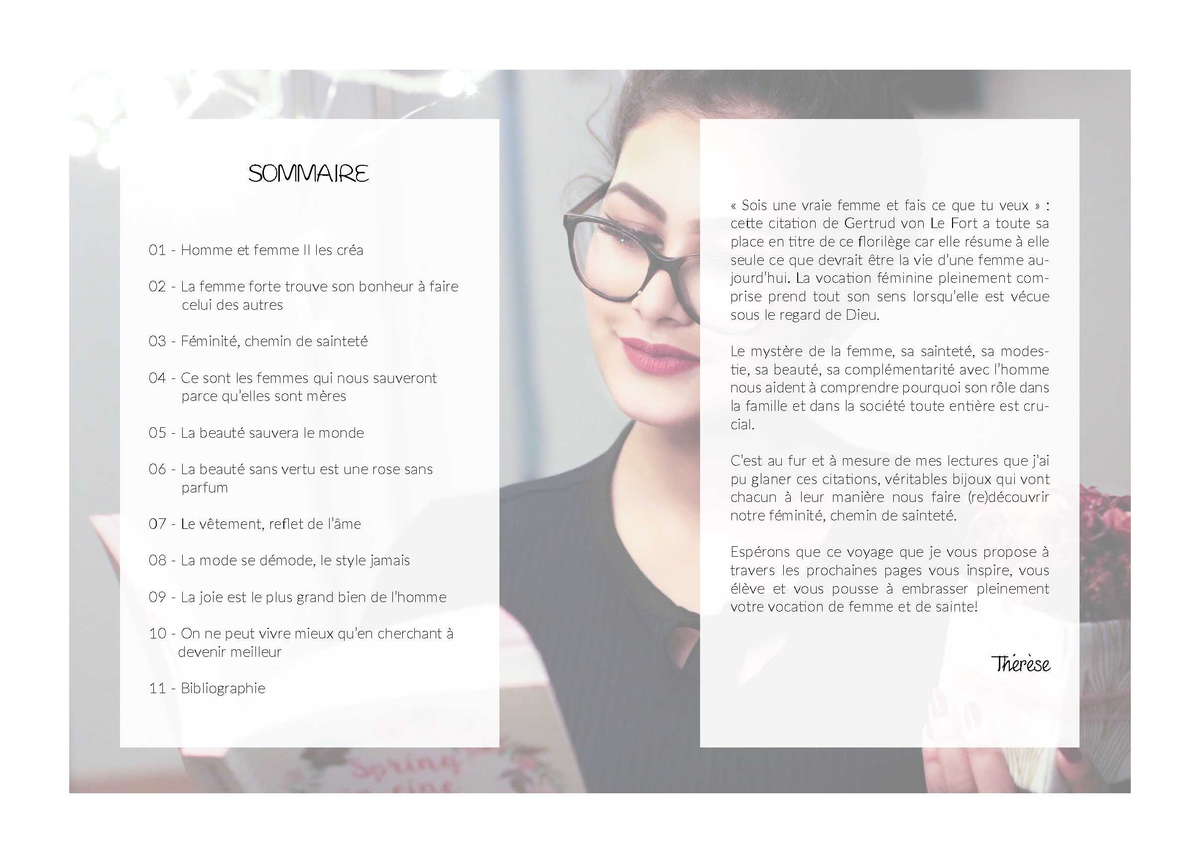 Sommaire_florilège de citations