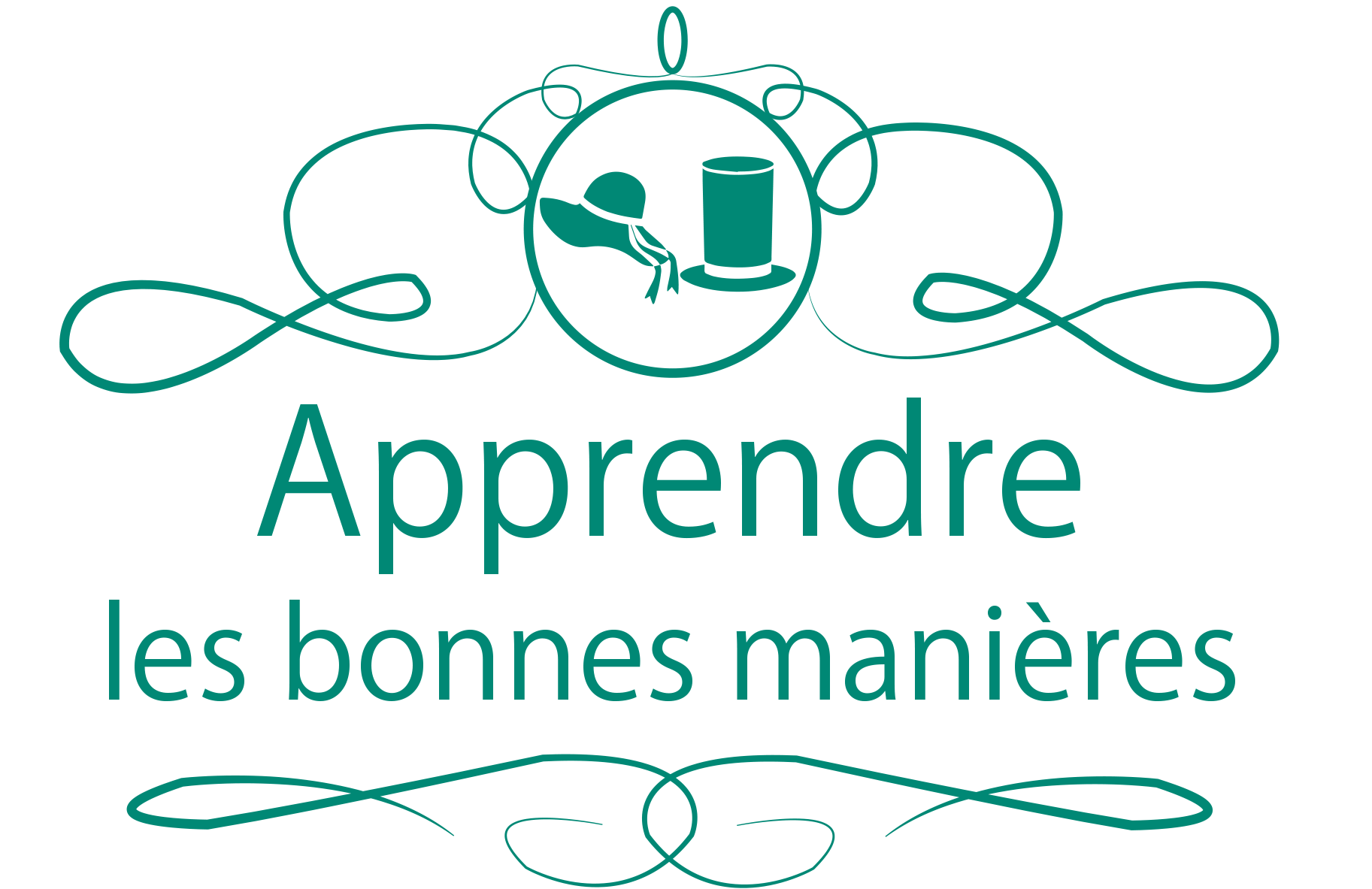 Logo HD vectorise - Apprendre les bonnes manières - ok