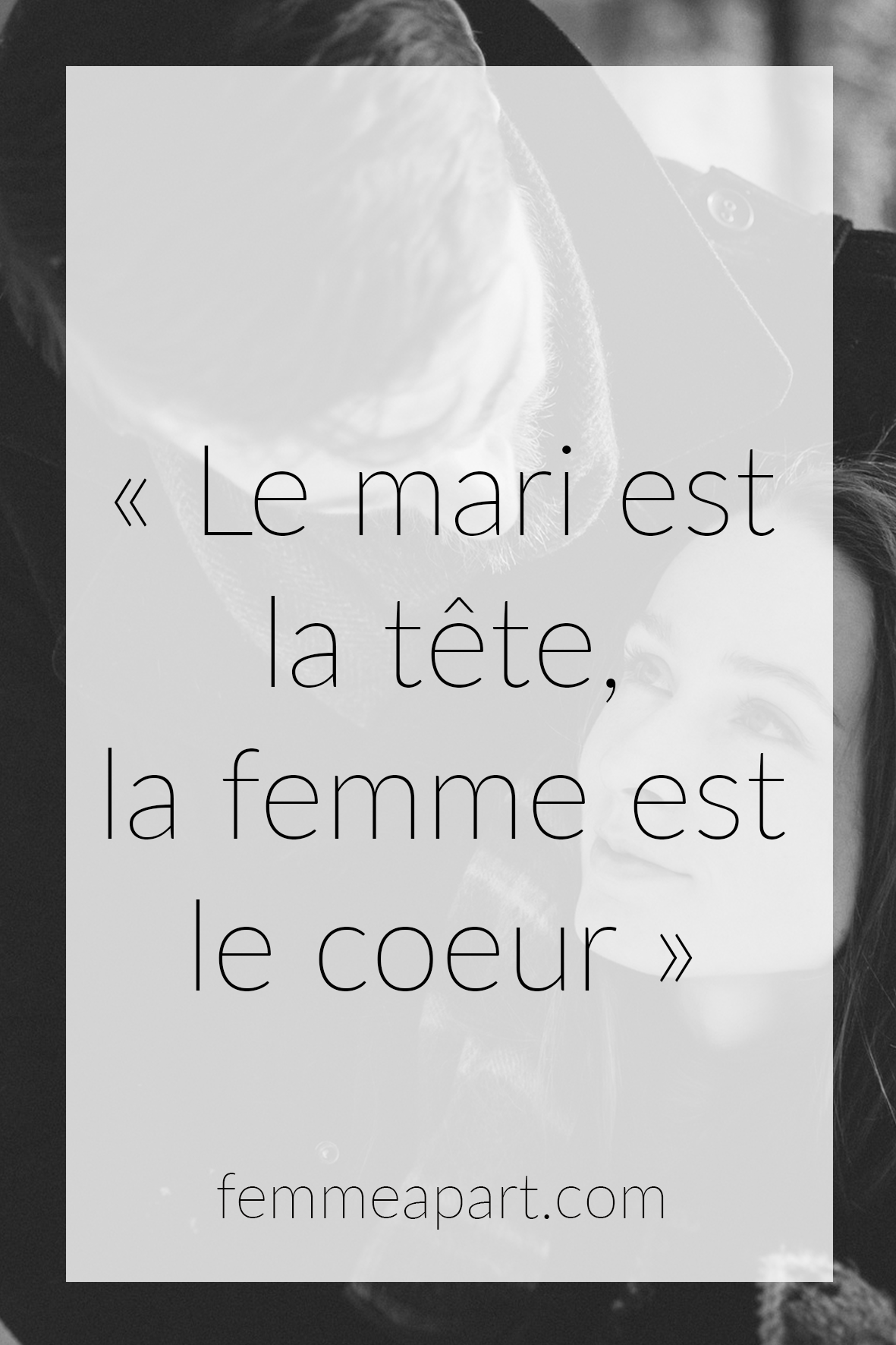 Mari tete femme coeur